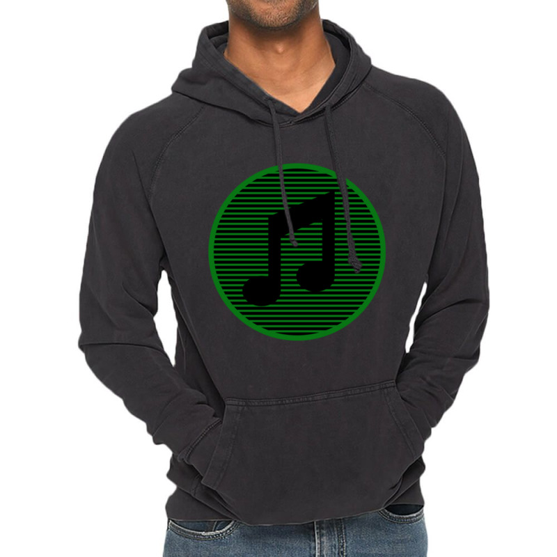 Retro Striped Music Note Classic Vintage Hoodie by CrystalLSchwartz | Artistshot