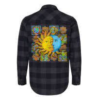 Astrology Lover Boho Sun Celestial Bodies Moon Astronomy Girl Flannel Shirt | Artistshot