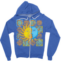 Astrology Lover Boho Sun Celestial Bodies Moon Astronomy Girl Zipper Hoodie | Artistshot