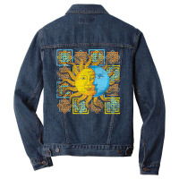 Astrology Lover Boho Sun Celestial Bodies Moon Astronomy Girl Men Denim Jacket | Artistshot