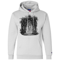 Gothic Arches Cathedral Garden Architecture Quote Champion Hoodie | Artistshot