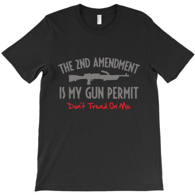 Gun  Permit T-shirt Designed By Helmi Saputra