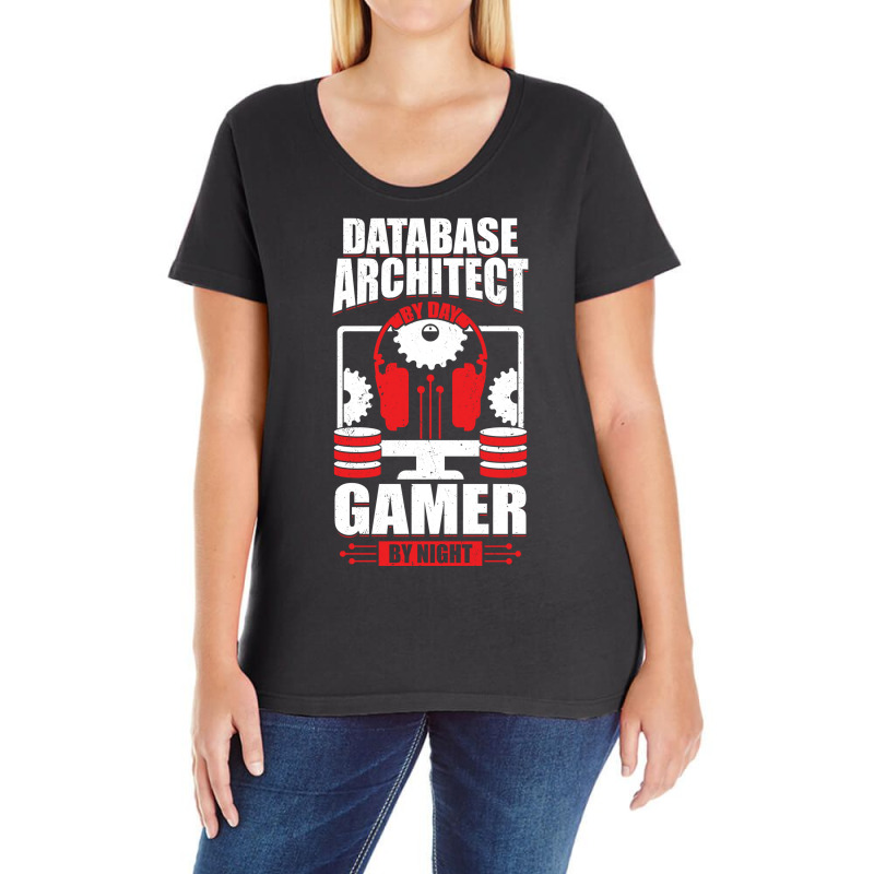 Data Architecture Database Architect Gamer Gift Vintage Ladies Curvy T-Shirt by xatseveitasz | Artistshot