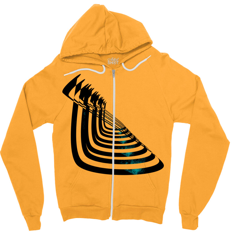 Pattern Travel Zipper Hoodie | Artistshot