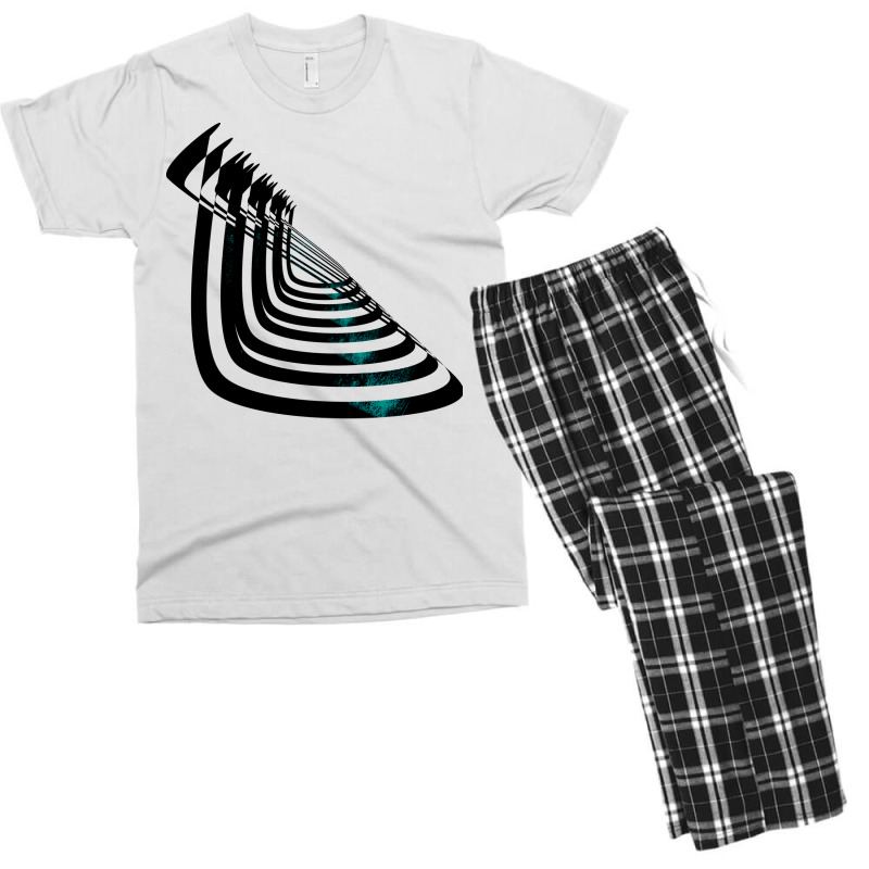 Pattern Travel Men's T-shirt Pajama Set | Artistshot