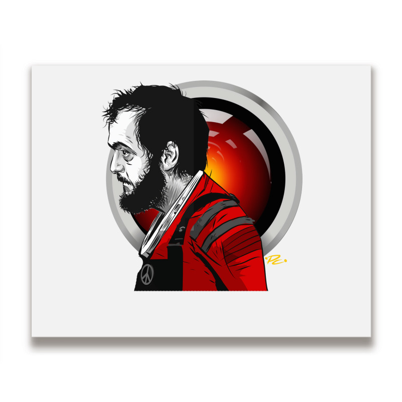 Stanley Kubrick   An Illustration Metal Print Horizontal | Artistshot