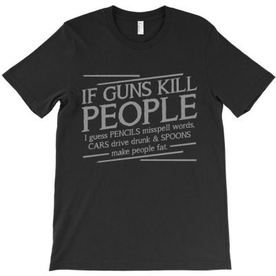 Guns  Pencils T-shirt Designed By Helmi Saputra