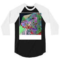 Satellite City In Urban Global Map Collage Art 70s 3/4 Sleeve Shirt | Artistshot