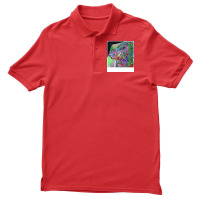 Satellite City In Urban Global Map Collage Art 70s Men's Polo Shirt | Artistshot