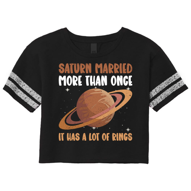 Saturn Married More Than Once It Has A Lot Of Rings Saturn Scorecard Crop Tee by shixapiotrrl | Artistshot