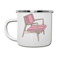 Pink Modern Chair Hippie Camper Cup | Artistshot