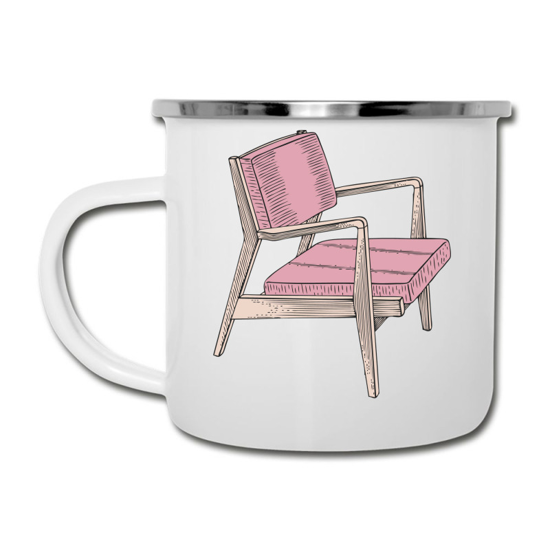 Pink Modern Chair Hippie Camper Cup | Artistshot