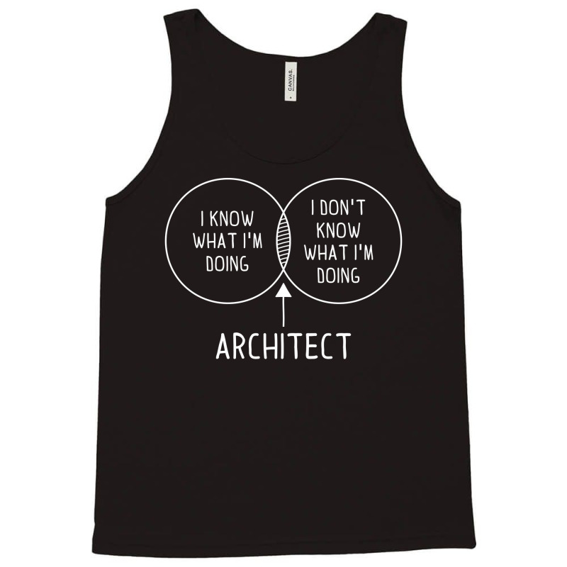 Architect I Dont Know What Im Doing Diagram Stars Tank Top | Artistshot