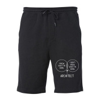 Architect I Dont Know What Im Doing Diagram Stars Fleece Short | Artistshot