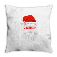 Santas Favorite Architect Funny Christmas Gifts Stars Throw Pillow | Artistshot