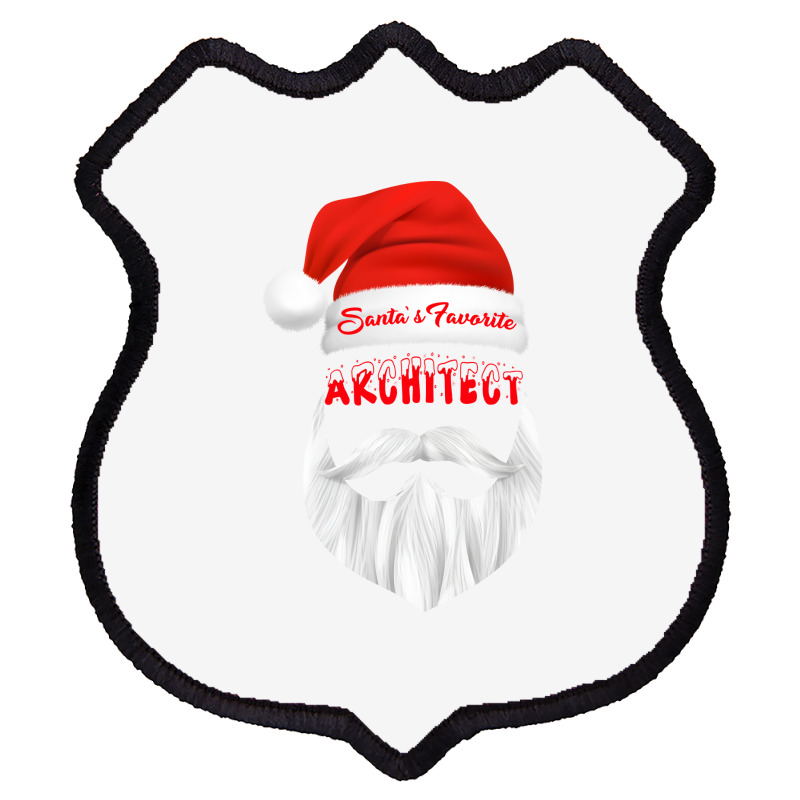 Santas Favorite Architect Funny Christmas Gifts Stars Shield Patch | Artistshot