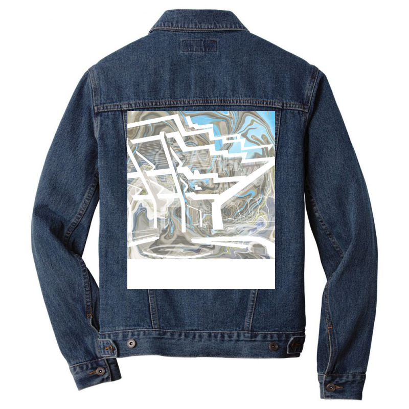 Geisel Library In Ecopop Landscape Brutalist Modern Architecture Art 7 Men Denim Jacket | Artistshot