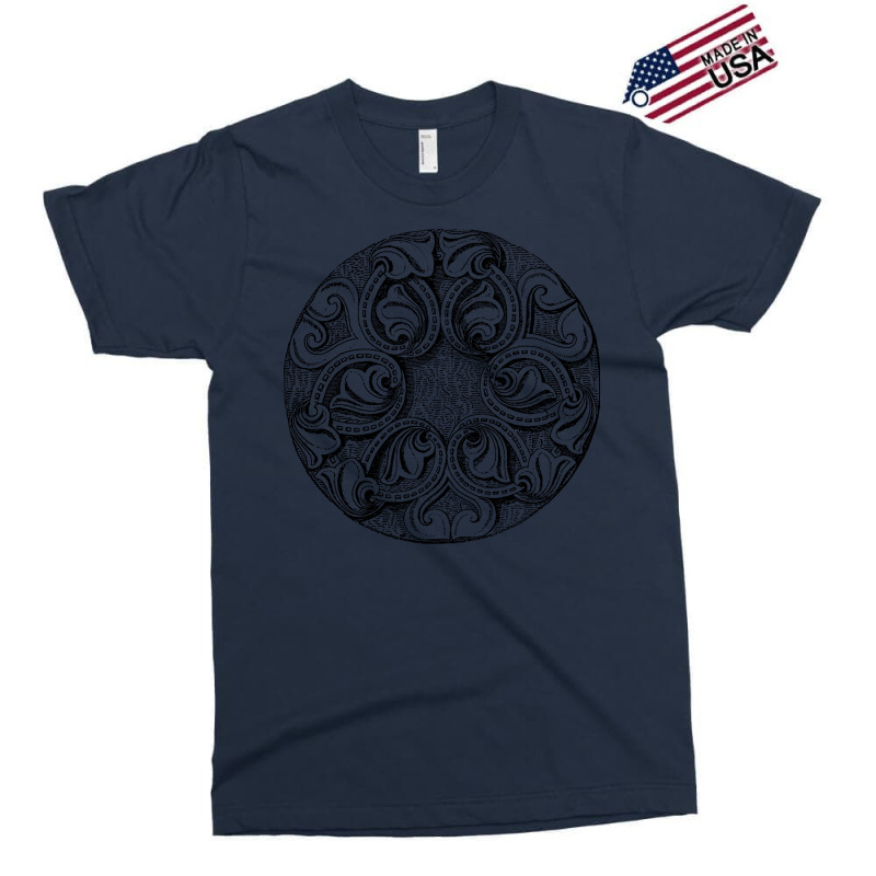 Vintage Leaves And Scrolls Nature Medallion Design Nostalgia Exclusive T-shirt | Artistshot