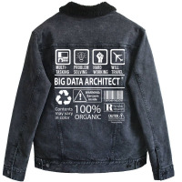 Big Data Architect T  Multitasking Certified Job Gift Item Tee Unisex Sherpa-lined Denim Jacket | Artistshot