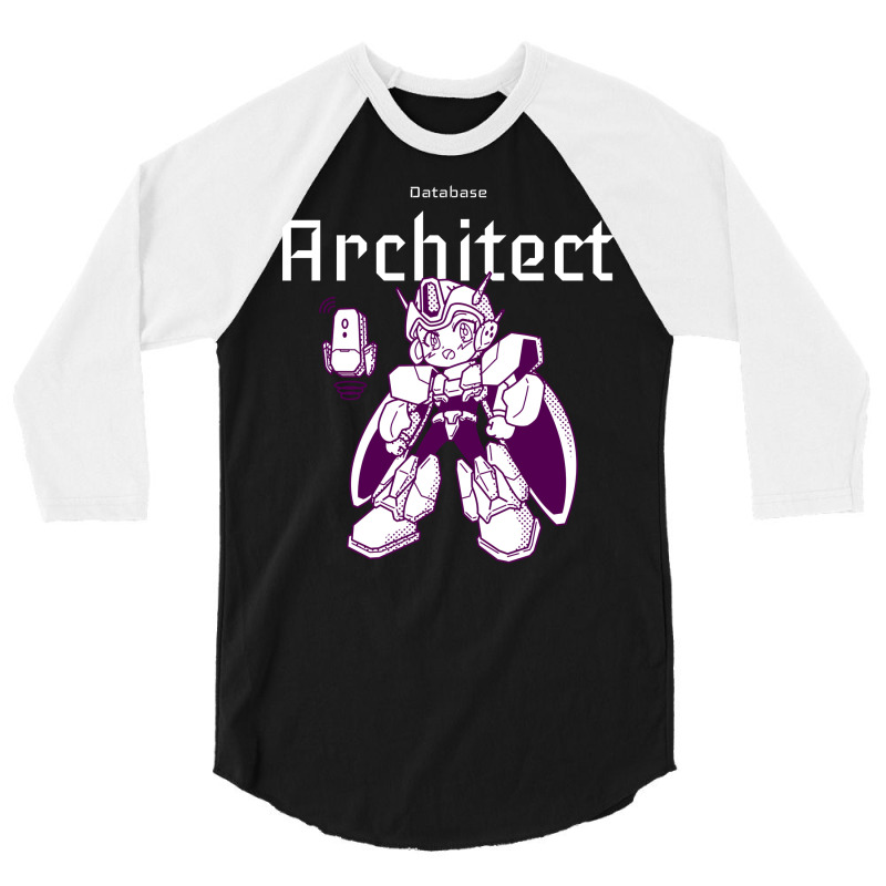 Handsome Data Architect Nostalgia 3/4 Sleeve Shirt | Artistshot