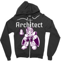 Handsome Data Architect Nostalgia Zipper Hoodie | Artistshot