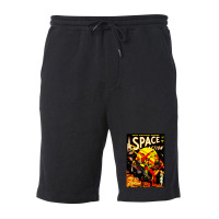 Space Action Fleece Short | Artistshot