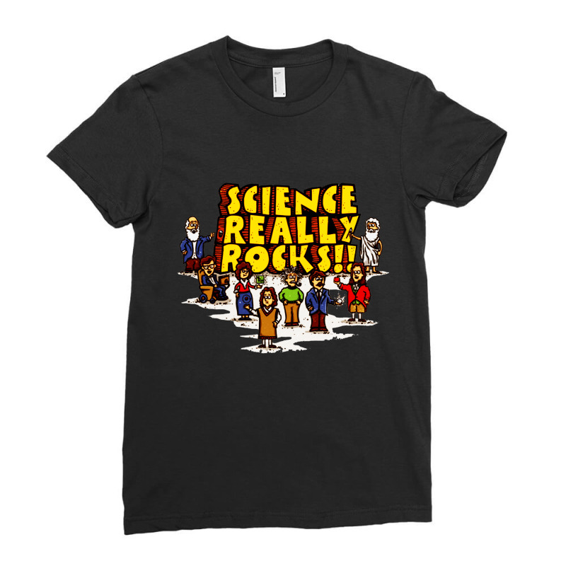 Science Really Rocks Ladies Fitted T-Shirt by Pinkbubbles | Artistshot