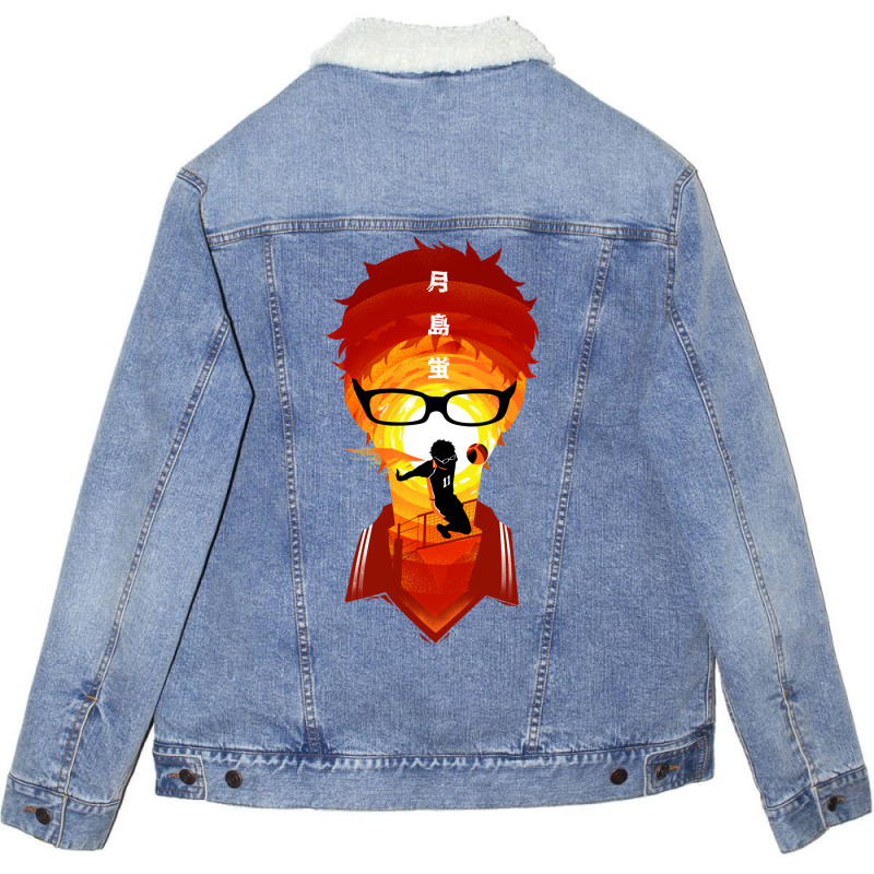 Middle Blocker Kei Unisex Sherpa-Lined Denim Jacket by betchatasvarn | Artistshot