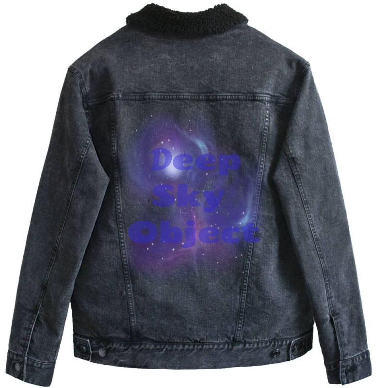 Deep Sky Object Love Unisex Sherpa-lined Denim Jacket | Artistshot