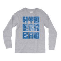 Hyderabad India City Map Typography Blueprint Long Sleeve Shirts | Artistshot