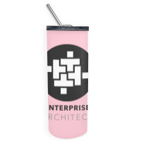 Enterprise Architect Building Blocks 70s Skinny Tumbler | Artistshot