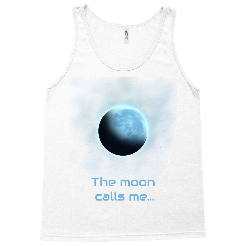 The Moon Calls Me Red Tank Top | Artistshot