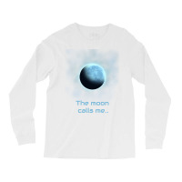 The Moon Calls Me Red Long Sleeve Shirts | Artistshot