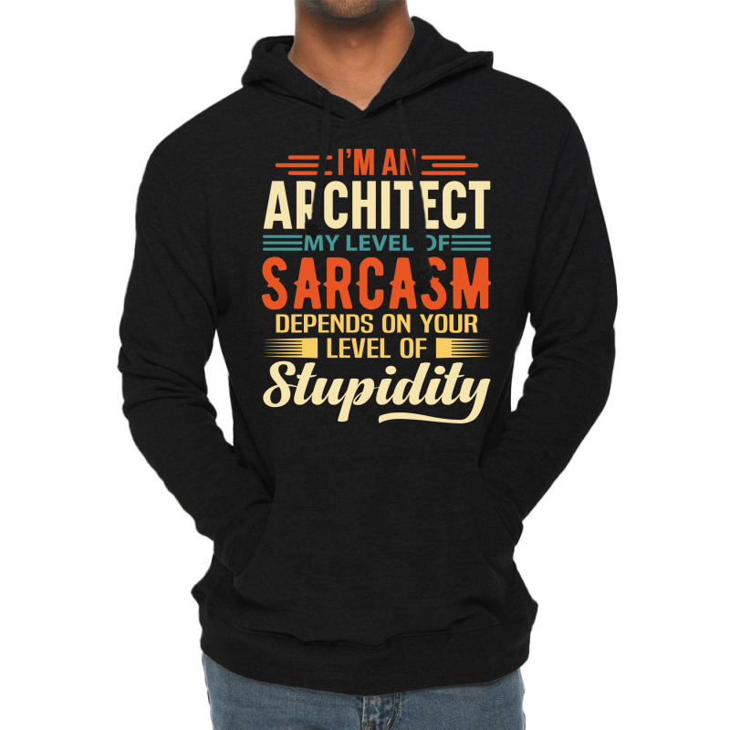 Im An Architect 70s Lightweight Hoodie | Artistshot