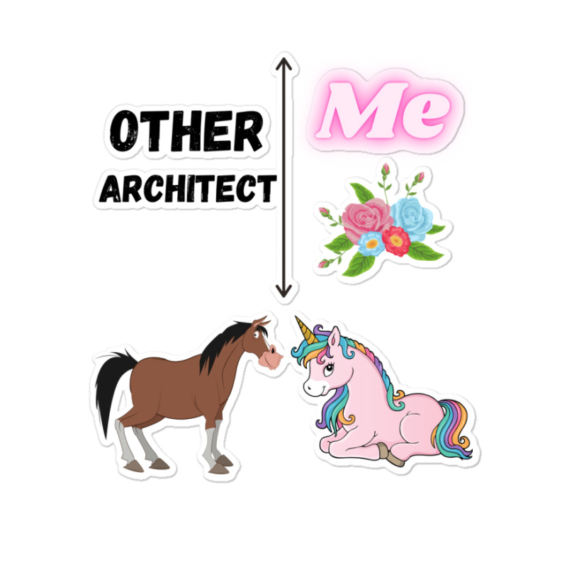 Architect Love Humor Sticker | Artistshot