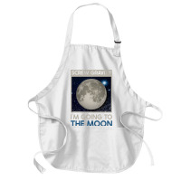 Screw Gravity Im Going To The Moon Moon Lunar Space Lover Medium-length Apron | Artistshot