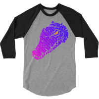 Inner Animal   Gradient Version With An Aluring Eye 3/4 Sleeve Shirt | Artistshot