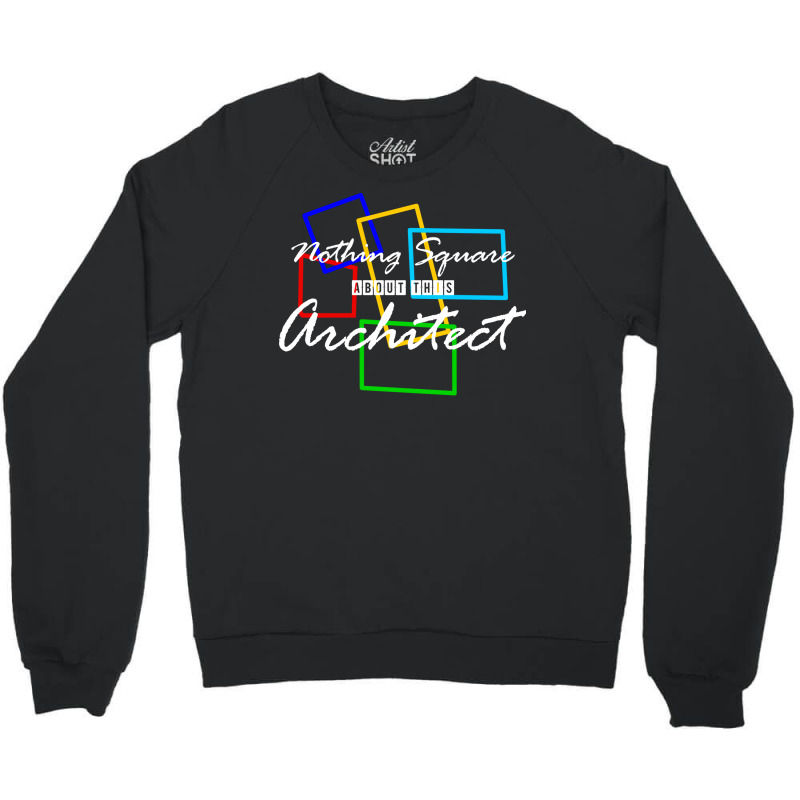 Nothing Square Architect Design Green Crewneck Sweatshirt | Artistshot