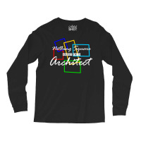 Nothing Square Architect Design Green Long Sleeve Shirts | Artistshot