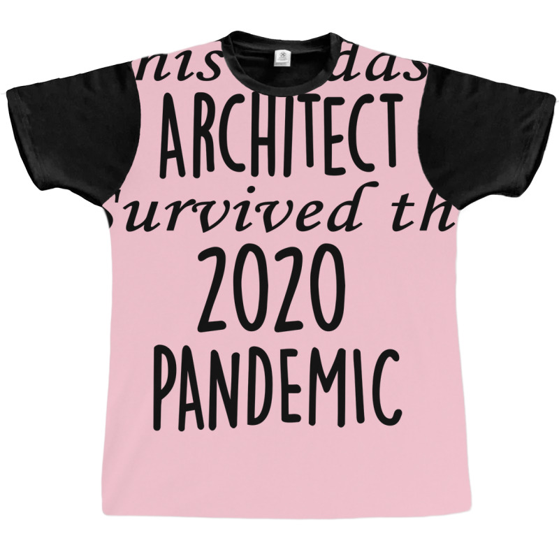 This Badass Architect Survived The 2020 Pandemic Red Graphic T-shirt | Artistshot