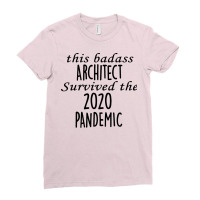 This Badass Architect Survived The 2020 Pandemic Red Ladies Fitted T-shirt | Artistshot