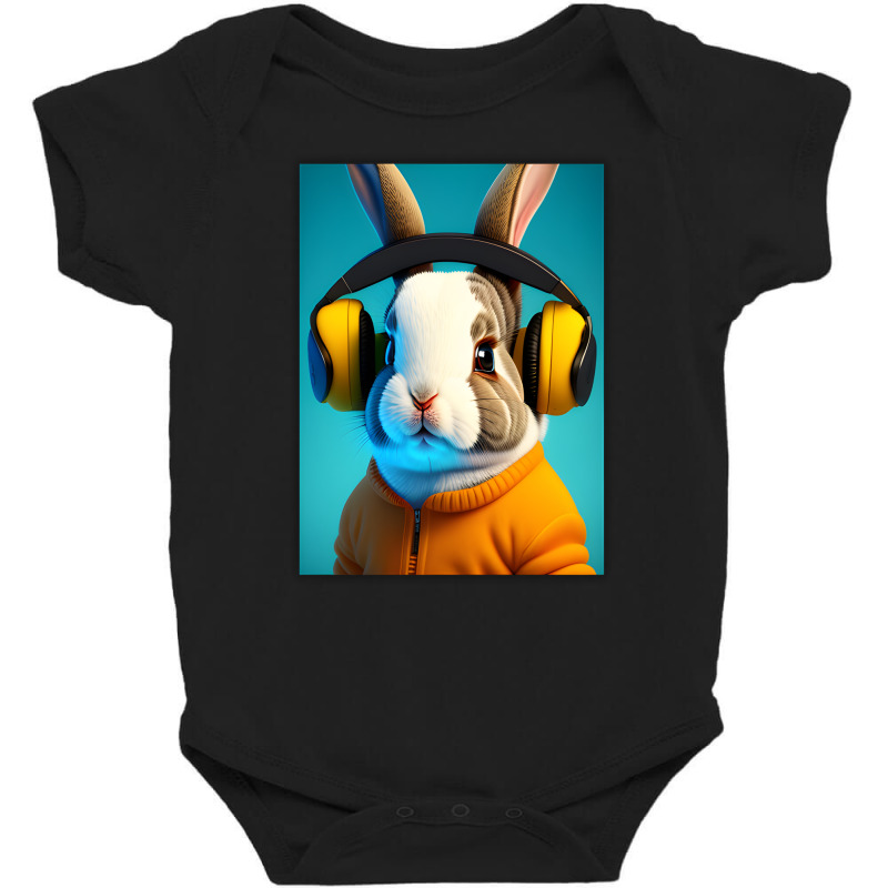 Artistshot Limited Edition Easter Bunny Festival Headphone Headphones Baby Bodysuit by lykhongduong9enev3 | Artistshot