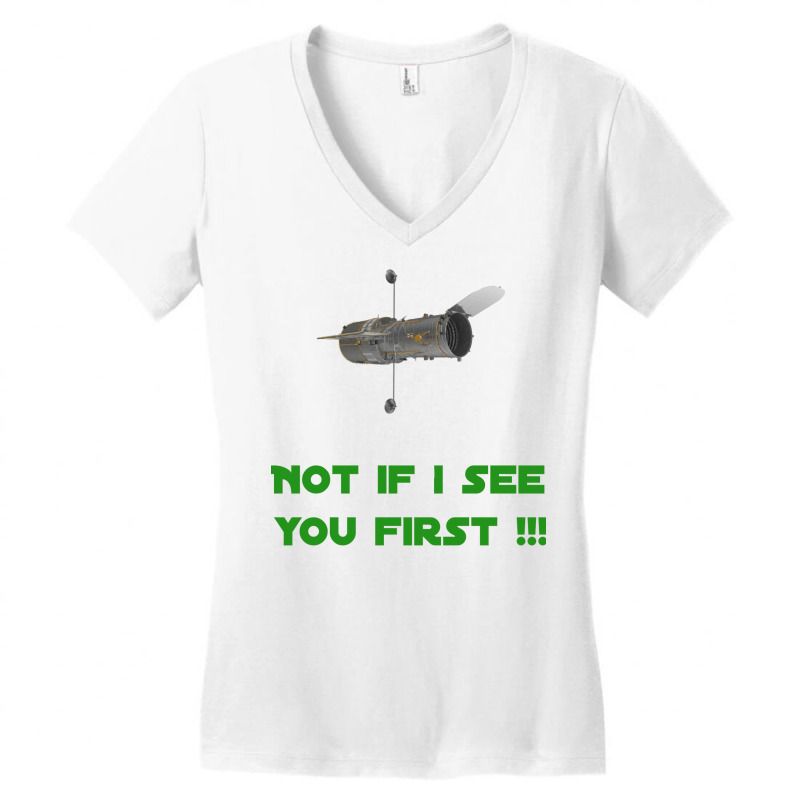 See You First Hubble Design Girl Women's V-Neck T-Shirt by tolebchihebk | Artistshot