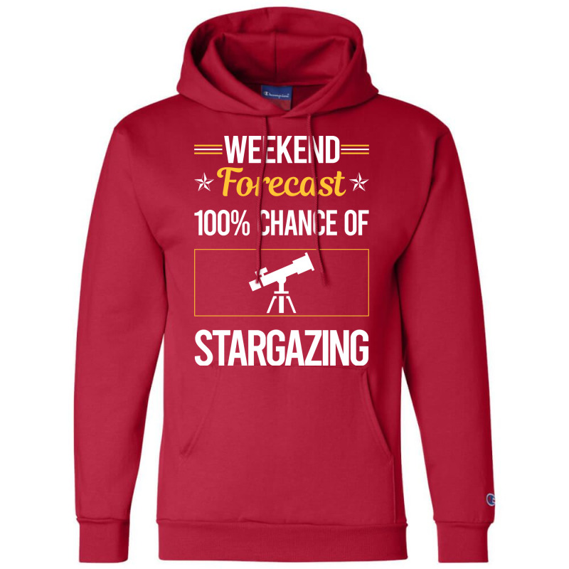 Funny Weekend Stargazing Stargaze Humor Champion Hoodie by saoudidepalab | Artistshot