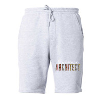 Landscape Architect Leopard Print Funny Gift Aesthetic Fleece Short | Artistshot