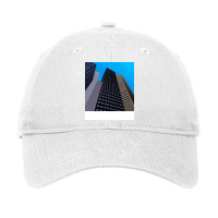 City Buildings And Blue Sky Summer Adjustable Cap | Artistshot