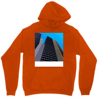 City Buildings And Blue Sky Summer Unisex Hoodie | Artistshot