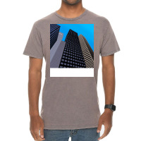 City Buildings And Blue Sky Summer Vintage T-shirt | Artistshot