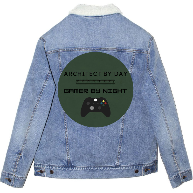 Architect 2 80s Nature Unisex Sherpa-lined Denim Jacket | Artistshot