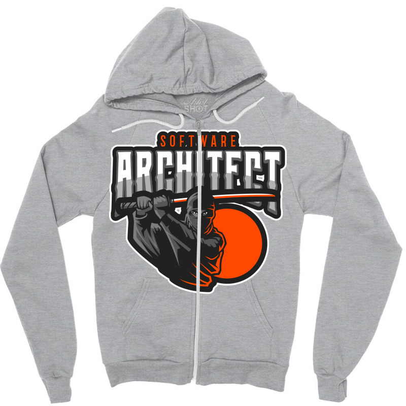 Motivated Software Architect Nostalgia Zipper Hoodie | Artistshot